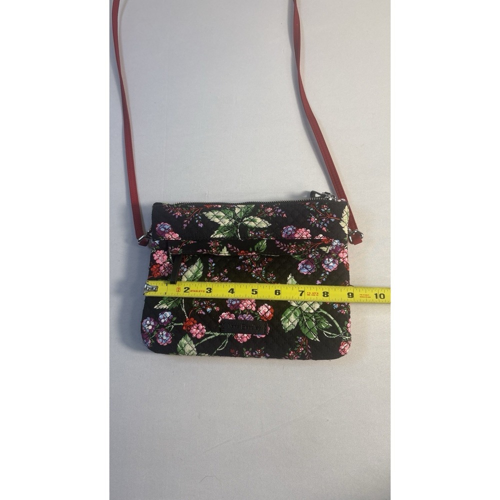 Vera Bradley Winter Berry Custom Two Iconic Crossbody Bags Wristlet 3-Way RDID - Picture 9 of 10